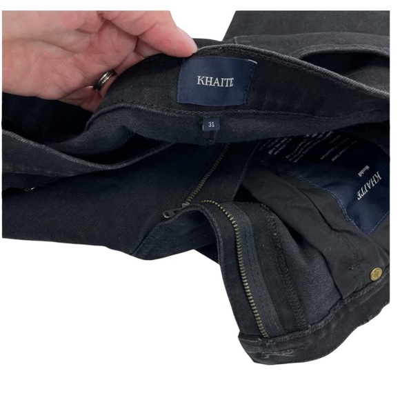Khaite Wendell Jeans 31 Black - Picture 13 of 16